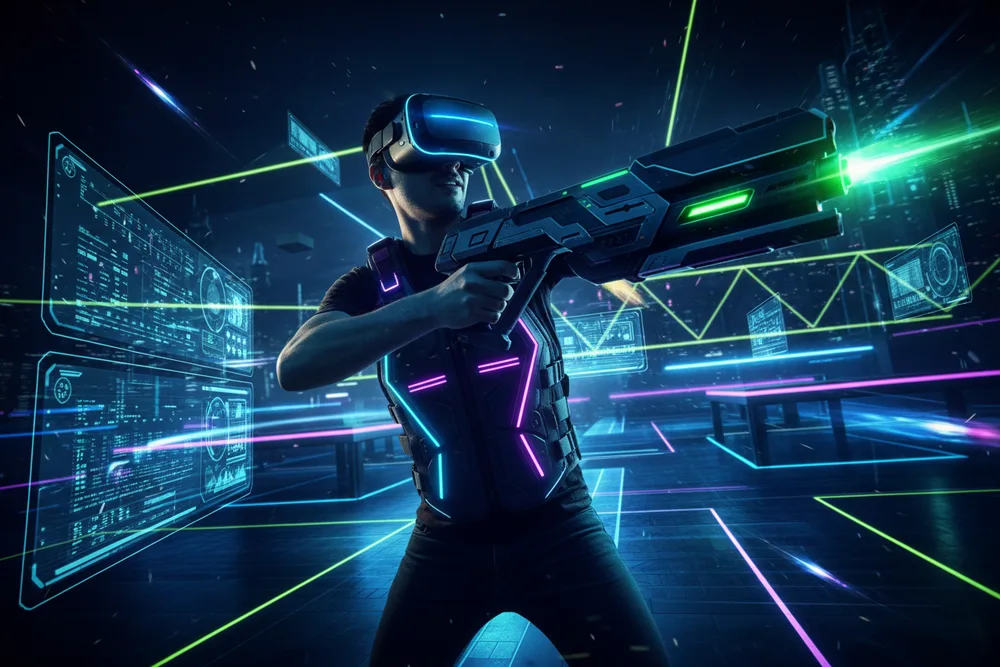 VR player with haptic vest