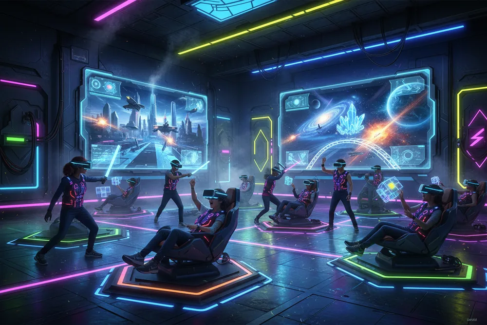 Neon VR arena